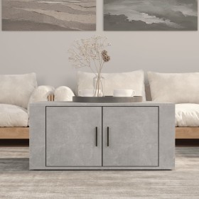 Mesa de centro madera contrachapada gris hormigón 80x50x36