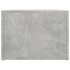 Mesa de centro madera contrachapada gris hormigón 80x50x36