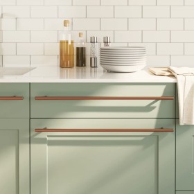 Tiradores para armarios 20 uds acero inoxidable bronce 480