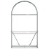 Leñero de acero galvanizado verde 120x45x210