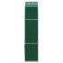 Leñero de acero galvanizado verde 120x45x210