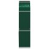 Leñero de acero galvanizado verde 80x45x190