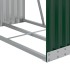 Leñero de acero galvanizado verde 80x45x190
