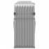 Leñero de acero galvanizado gris claro 300x45x100