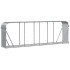Leñero de acero galvanizado gris claro 300x45x100