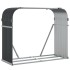 Leñero de acero galvanizado gris antracita 120x45x100
