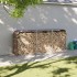 Leñero de acero galvanizado marrón 234x45x100