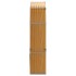 Leñero de acero galvanizado marrón claro 120x45x210