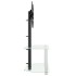 Mueble TV esquina 2 niveles para 32-70 pulgadas negro
