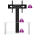 Mueble TV esquina 2 niveles para 32-70 pulgadas negro