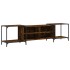Mueble de TV madera de ingeniería roble ahumado 203x37x50