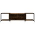 Mueble de TV madera de ingeniería roble ahumado 203x37x50