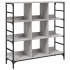Aparador de madera de ingeniería gris Sonoma 102x32x103,5