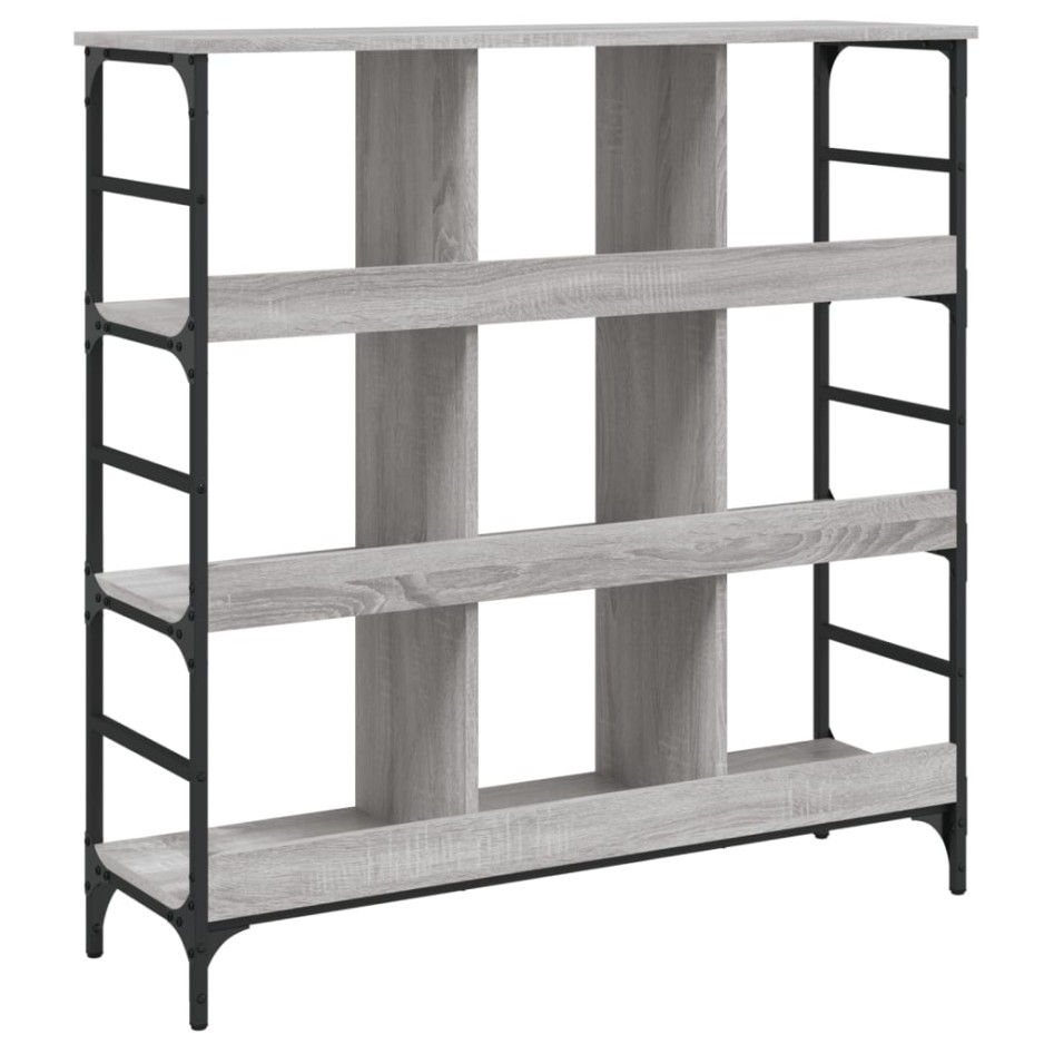 Aparador de madera de ingeniería gris Sonoma 102x32x103,5