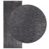 Alfombra de pelo corto suave lavable HUARTE antracita 80x200