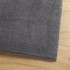 Alfombra de pelo corto suave lavable HUARTE antracita 80x200