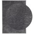 Alfombra de pelo corto suave lavable HUARTE antracita
