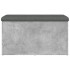 Banco con almacenaje madera ingeniería gris hormigón