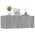 Muebles de TV 2 uds madera ingeniería gris Sonoma 80x30x30
