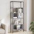 Librería 5 estantes madera ingeniería gris Sonoma
