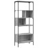 Librería 5 estantes madera ingeniería gris Sonoma
