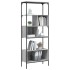 Librería 5 estantes madera ingeniería gris Sonoma