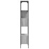 Librería 5 estantes madera ingeniería gris Sonoma