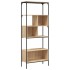 Librería 5 estantes madera de ingeniería roble 76x33x188,5