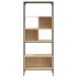Librería 5 estantes madera de ingeniería roble 76x33x188,5