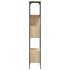 Librería 5 estantes madera de ingeniería roble 76x33x188,5