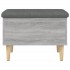 Banco con almacenaje madera ingeniería gris Sonoma 62x42x46