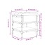 Banco zapatero madera de ingeniería roble Sonoma 42x42x45