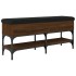 Banco zapatero madera de ingeniería marrón roble 102x32x45