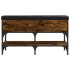 Banco zapatero madera de ingeniería roble ahumado 82x32x45