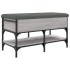 Banco zapatero madera de ingeniería gris Sonoma 82x42x45