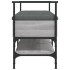 Banco zapatero madera de ingeniería gris Sonoma 85,5x42x57,5