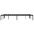 Estructura de cama sin colchón metal negro 140x200