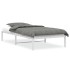 Estructura de cama sin colchón metal blanco 100x200