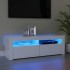 Mueble para TV con luces LED blanco 120x35x40