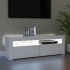 Mueble para TV con luces LED blanco 120x35x40