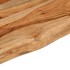 Tablero rectangular madera de acacia borde vivo 140x30x2,5