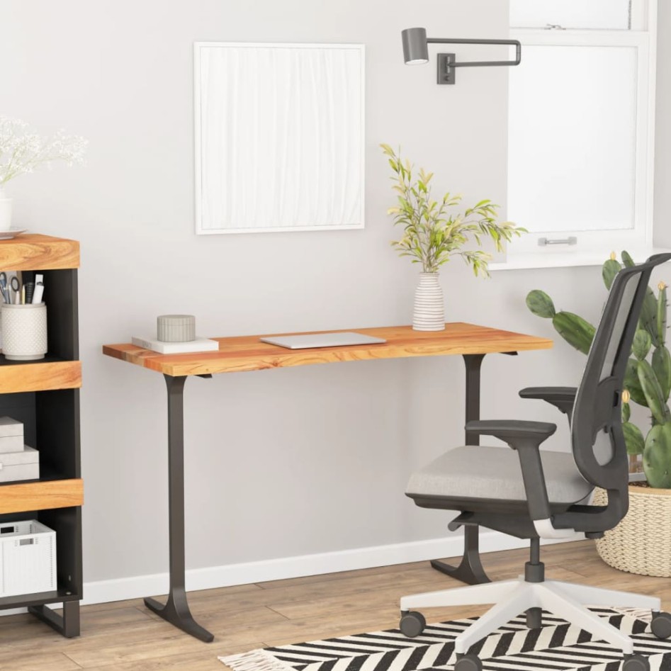 Tablero de escritorio rectangular madera acacia 120x50x2,5