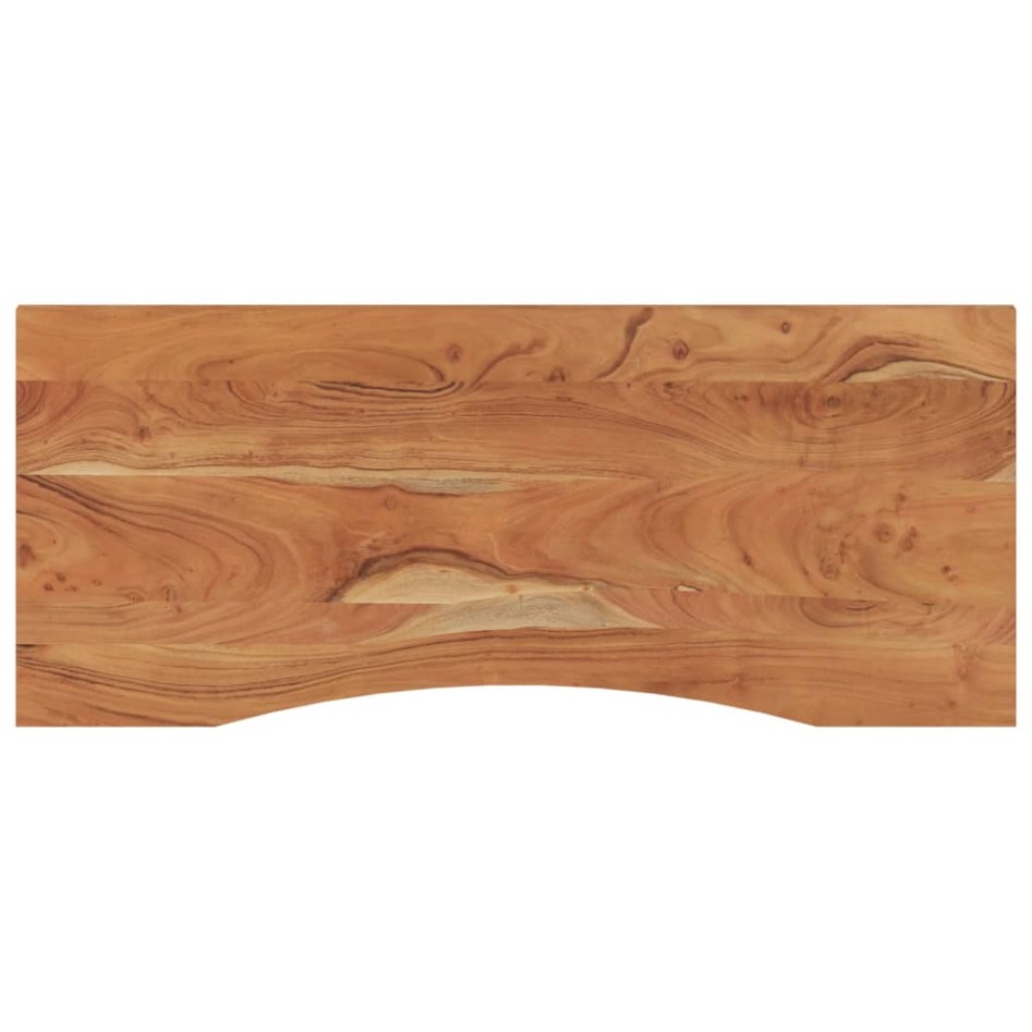 Tablero de escritorio rectangular madera acacia 120x50x2,5