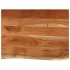 Encimera de baño rectangular madera maciza acacia 80x60x2,5