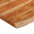 Encimera de baño rectangular madera maciza acacia 80x60x2,5