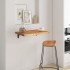 Estante pared rectangular madera acacia borde vivo 70x40x3,8