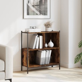 Estantería madera de ingeniería roble ahumado 72x28x77,5