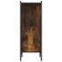 Estantería madera de ingeniería roble ahumado 72x28x77,5