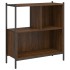 Estantería madera de ingeniería marrón roble 72x28x77,5