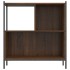 Estantería madera de ingeniería marrón roble 72x28x77,5